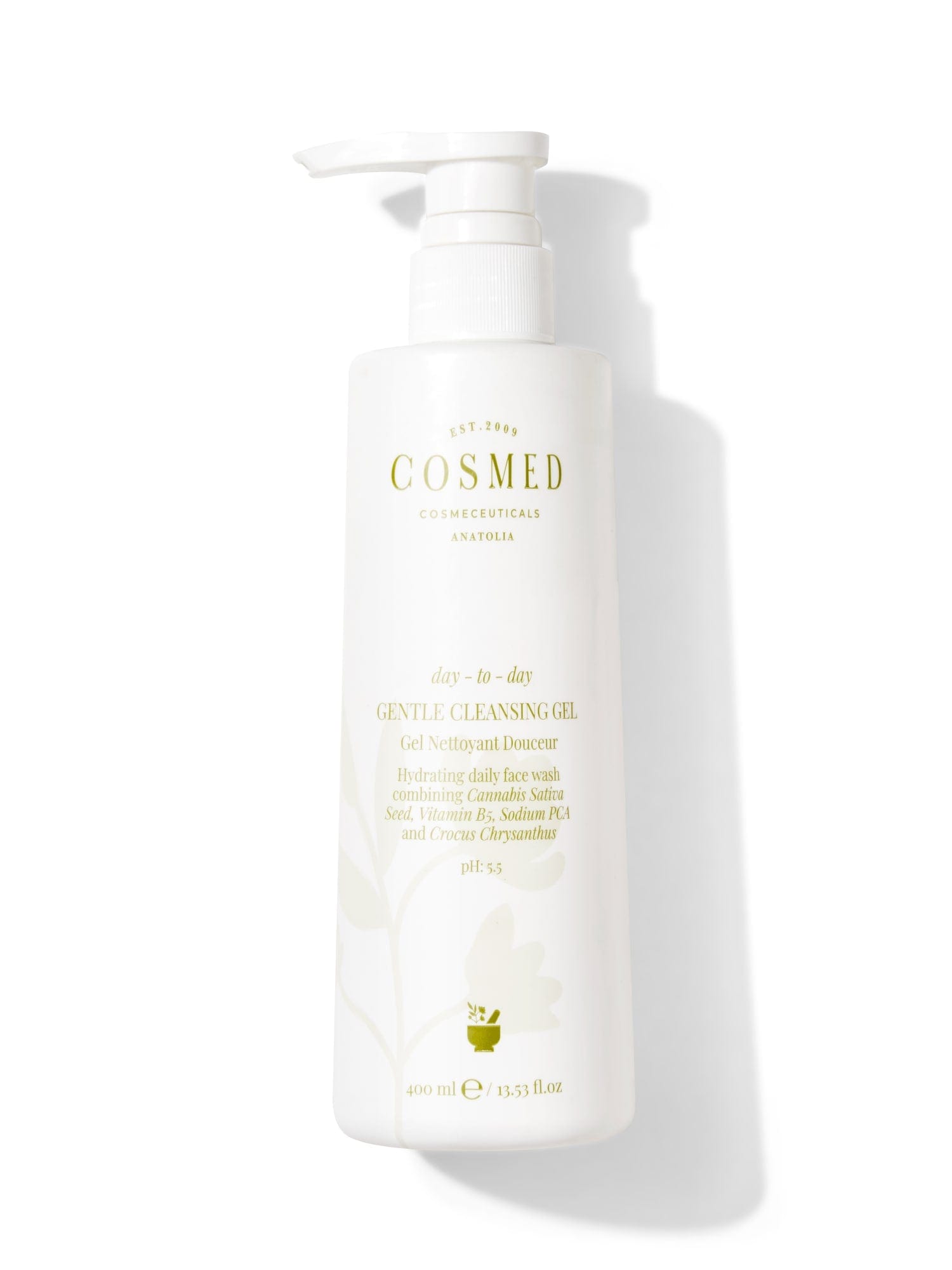 Cosmed Day-to-day Gentle Cleansing Gel - Combination Skin Washing Gel 400 ml / 14 fl oz