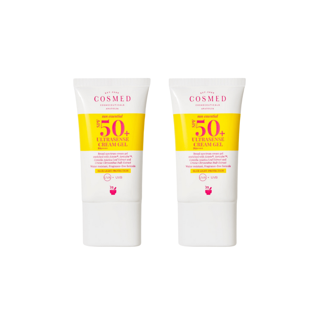 Cosmed Sun Essential - Ultrasense Cream Gel Spf 50+ 40 ml / 1.4 fl oz (2-Pack)
