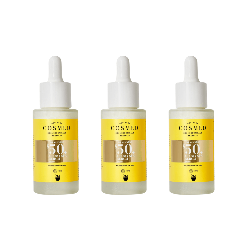 Cosmed Sunscreen Spf50 Sun Serum - Sun Serum - Under Makeup 30 ml / 1 fl oz (3-Pack)