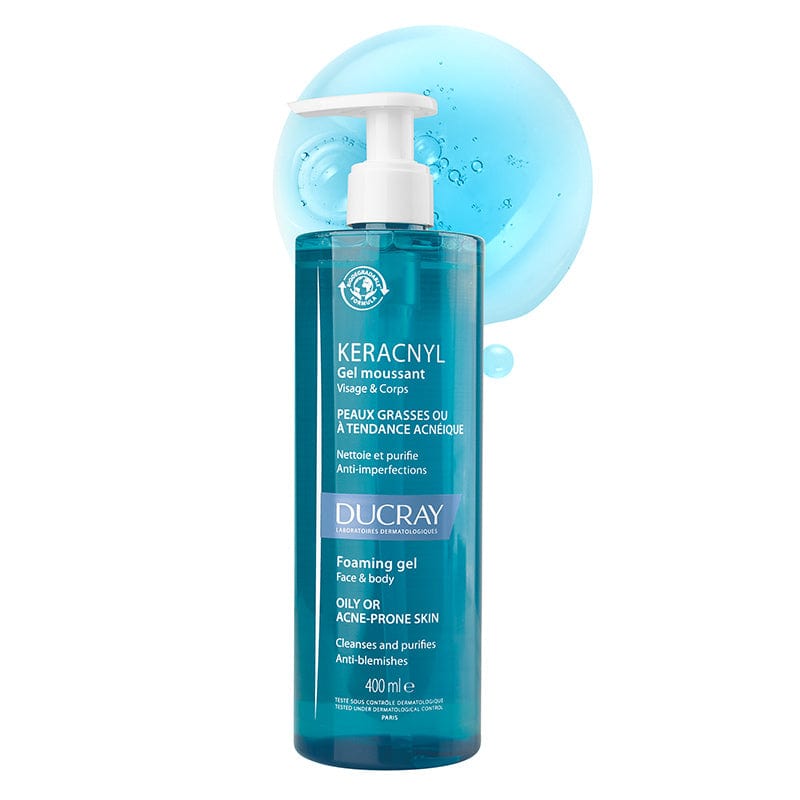 Ducray Keracnyl Wash Gel 400 ml / 14 fl oz