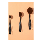 Flormar Horizontal Foundation Brush with Oval & Rounded Tip - 039