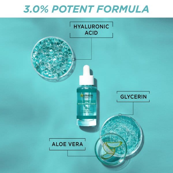 Garnier Skin Active Hyaluronic Aloe Replumping Face Serum 30 ml / 1 fl oz