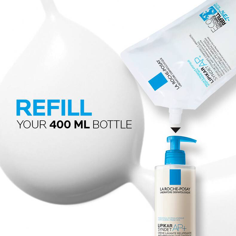La Roche-Posay Lipikar Syndet AP+ 400 ml / 14 fl oz - Refill