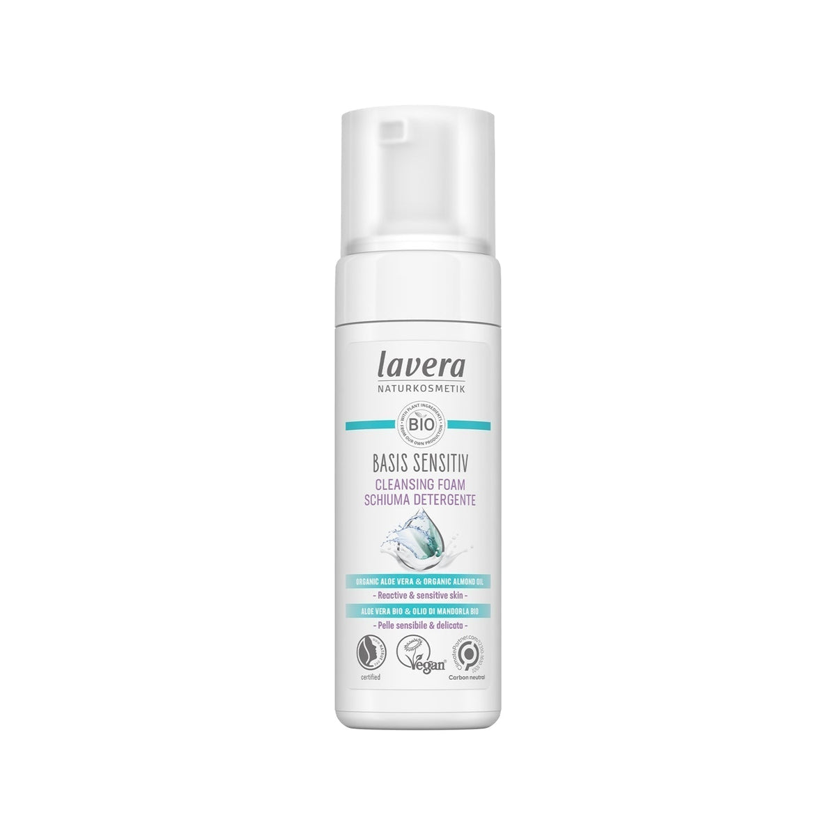 Lavera Basis Sensitiv Facial Cleansing Foam 150 ml / 5.1 fl oz