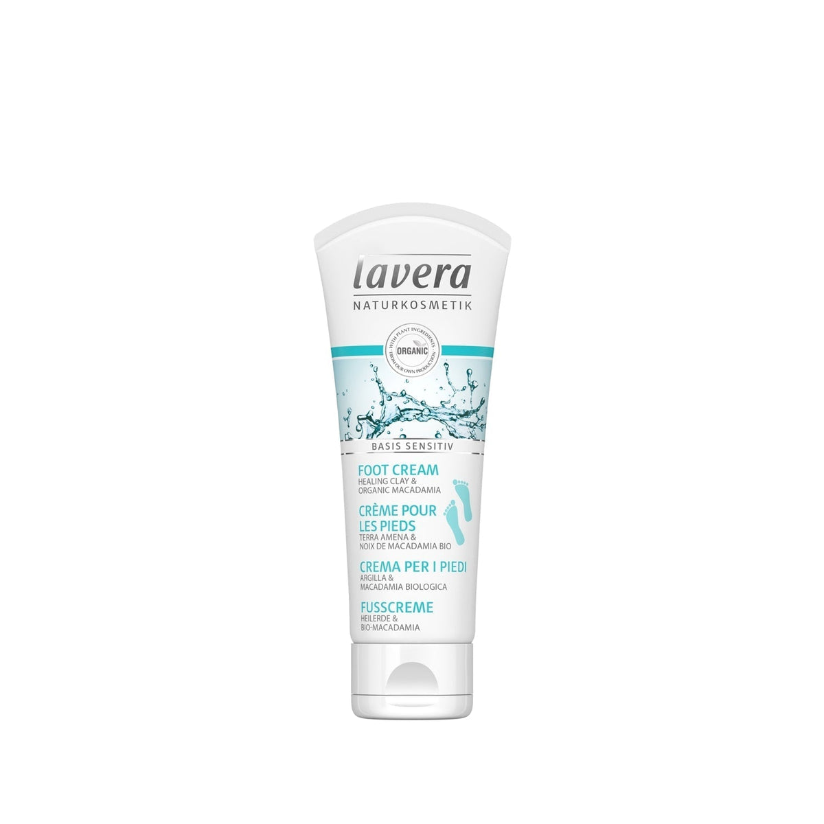 Lavera Basis Sensitiv Organic Foot Care Cream 75 ml / 2.5 fl oz