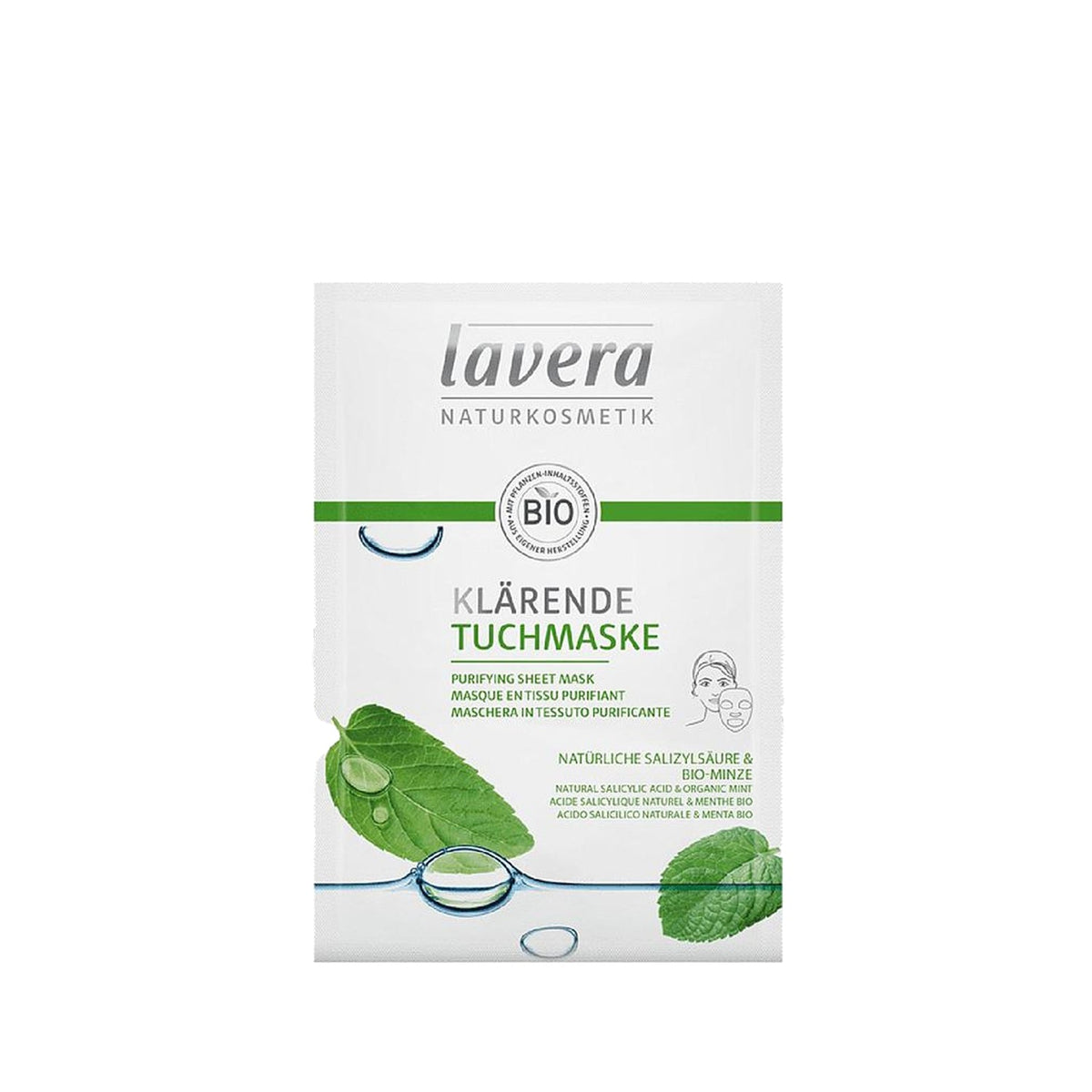 Lavera Purifying Paper Face Mask 21 ml / 0.7 fl oz
