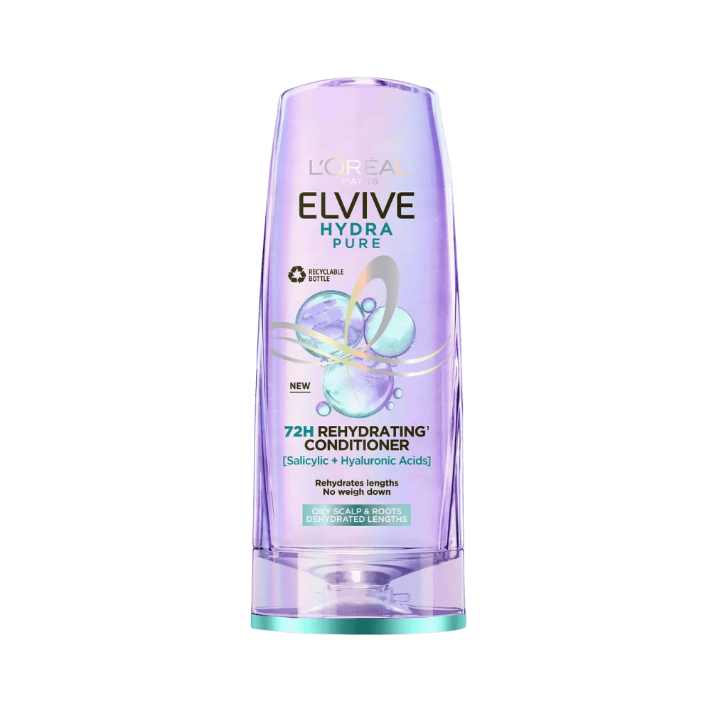 L'Oréal Elseve Hydra [Hyaluronic] Pure Salicylic Acid Anti-Oil Purifying Conditioner 250 ml / 8.5 fl oz