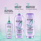 L'Oréal Elseve Hydra [Hyaluronic] Pure Salicylic Acid Anti-Oil Purifying Shampoo 300 ml / 10 fl oz