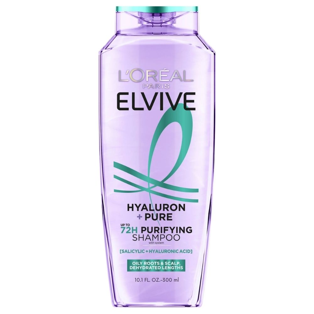 L'Oréal Elseve Hydra [Hyaluronic] Pure Salicylic Acid Anti-Oil Purifying Shampoo 300 ml / 10 fl oz