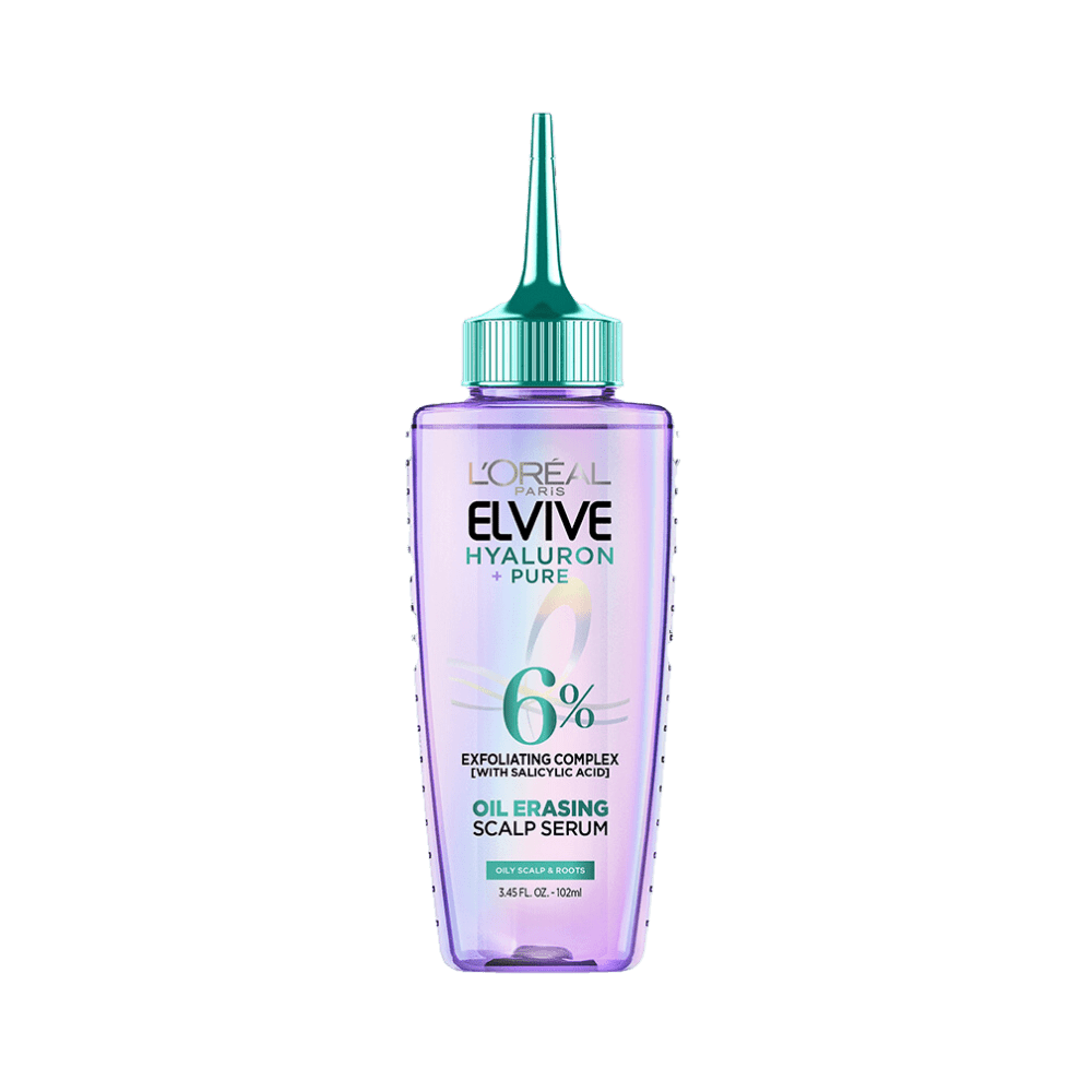 L'Oréal Elseve Hydra[Hyaluronic] Pure Salicylic Acid Containing Anti-Oily Peeling Scalp Serum 102 ml / 3.4 fl oz