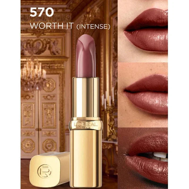 L'Oréal Paris Colour Riche Satin Finish Lipstick - 570 Worth It (Intense)