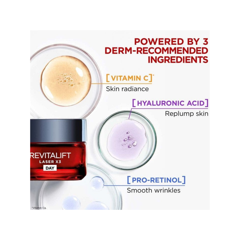 L'Oréal Paris Revitalift Laser X3 Advanced Age-Defying Day Cream 50 ml