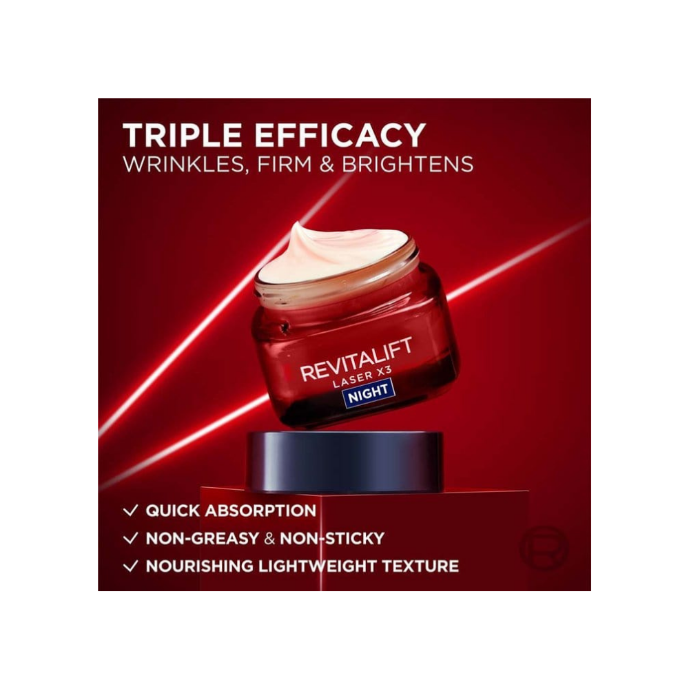 L'Oréal Paris Revitalift Laser X3 Nighttime Anti-Aging Cream 50 ml
