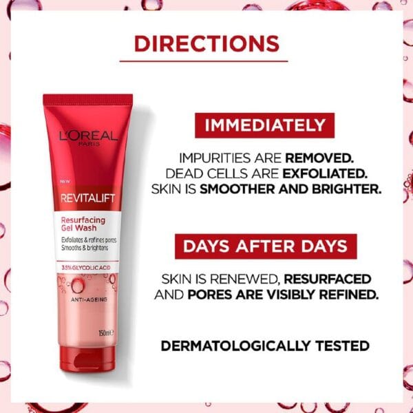 L'Oréal Paris Revitalift Gentle Skin Renewal Gel Cleanser 150 ml