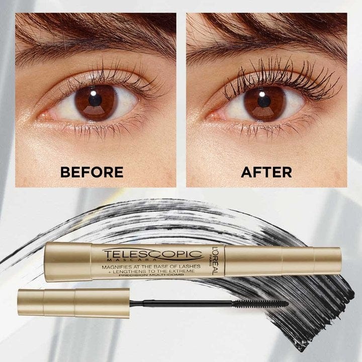 L'Oréal Paris Telescopic Mascara in Gold - Black
