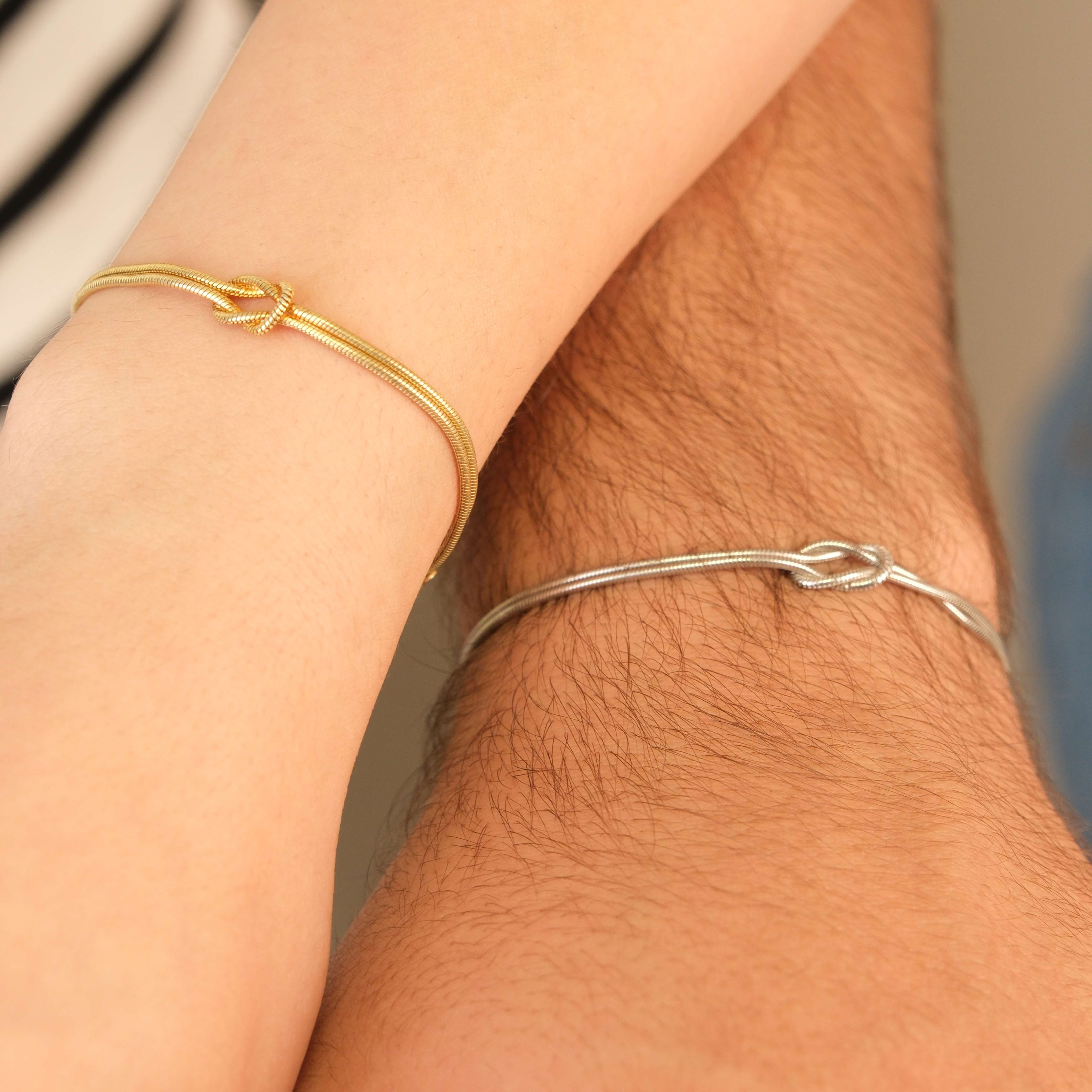 Infinity Love Knot Bracelet 925 Sterling Silver Couple Bracelet