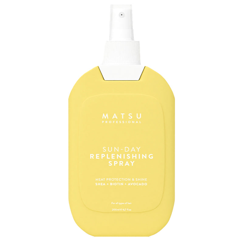 Matsu Sun Day Replenish Spray - Heat Protection Hair Care Spray 200 ml / 6.8 fl oz