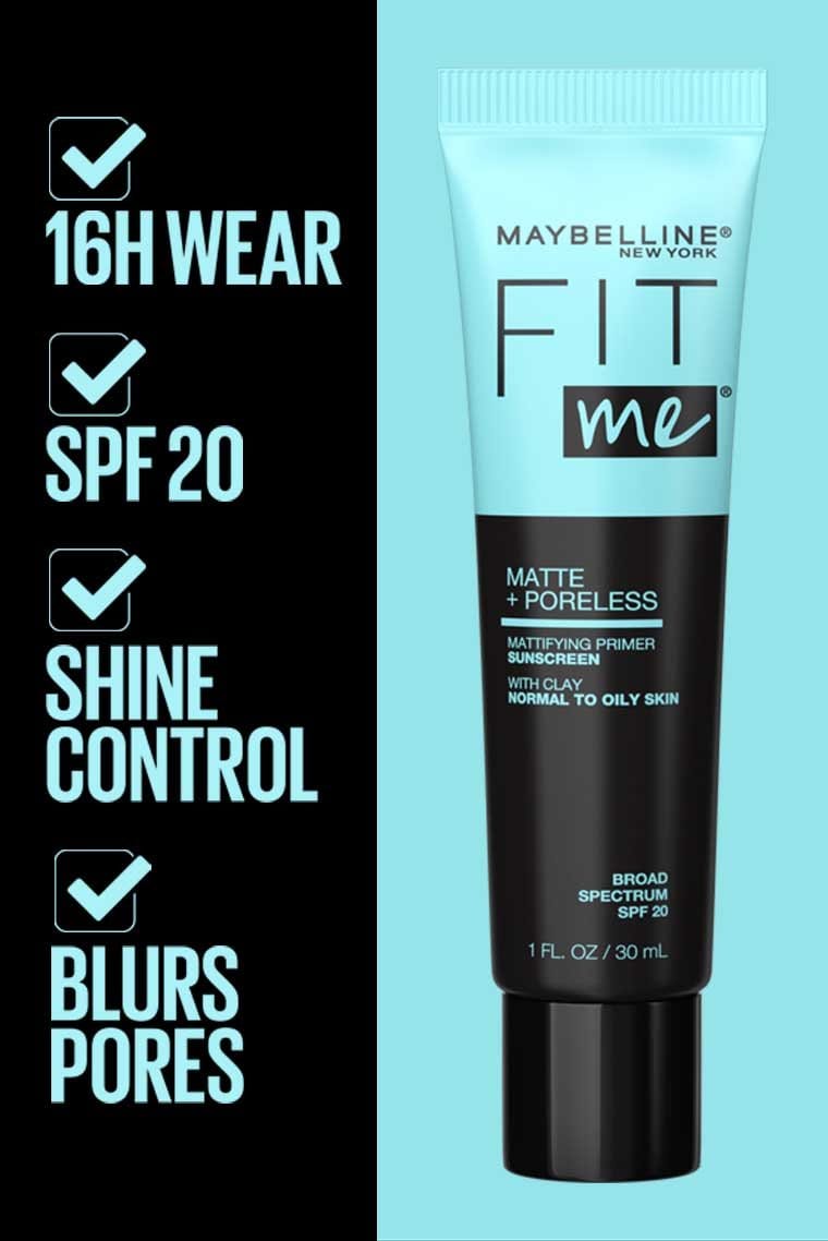 Maybelline New York Fit Me Matte & Poreless Mattifying Makeup Base 30 ml / 1 fl oz