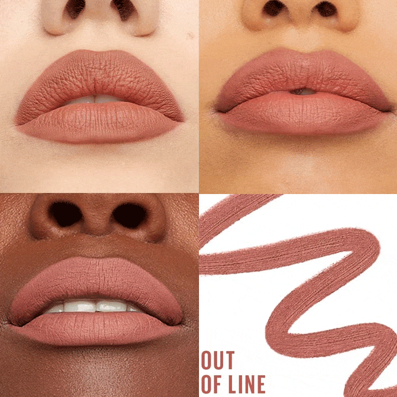 A stylish, modern lip liner in neutral packaging, showcasing its smooth, precise tip.