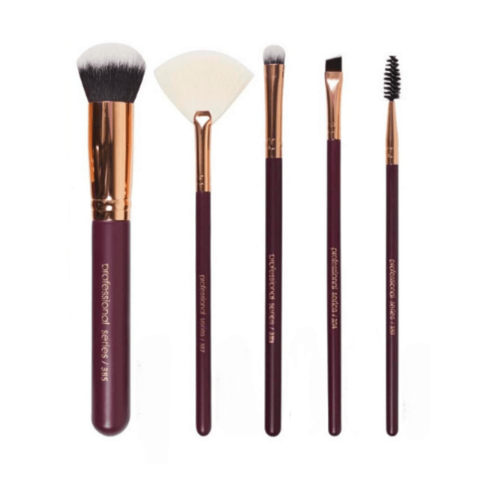 Nascita Burgundy Makeup Brush Set - 95