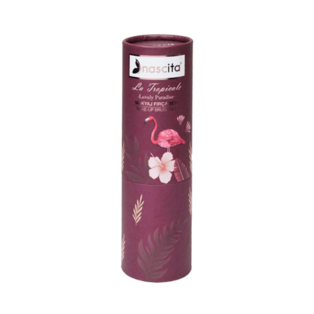 Nascita Burgundy Makeup Brush Set - 95