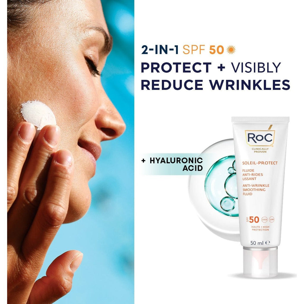 Roc Anti Wrinkle Face Sunscreen Spf 50+ 50 ml / 1.7 fl oz