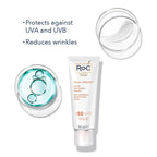 Roc Anti Wrinkle Face Sunscreen Spf 50+ 50 ml / 1.7 fl oz