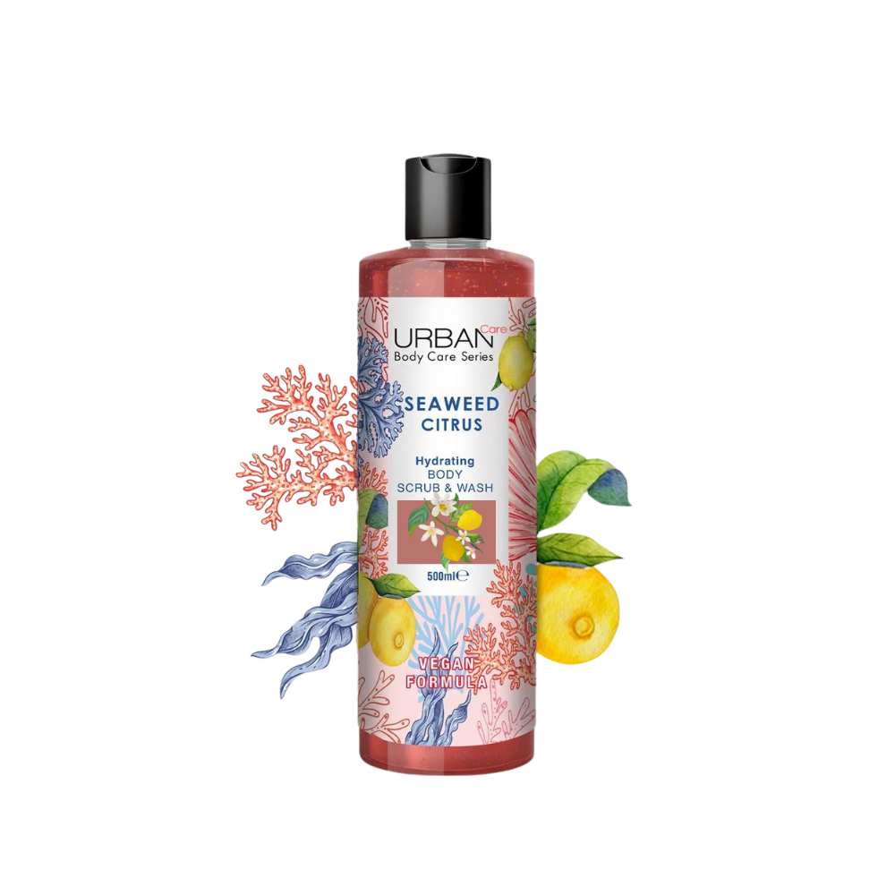 Urban Care Seaweed Citrus Exfoliating Shower Gel 500 ml / 17 fl oz