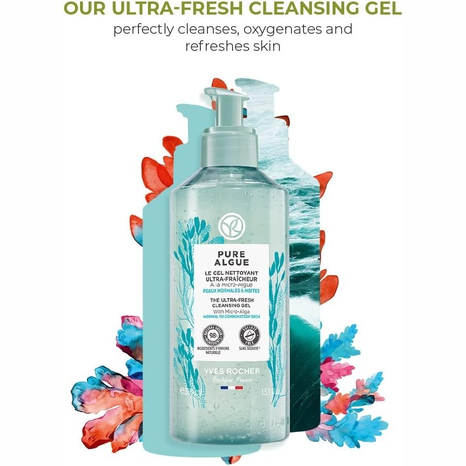 Yves Rocher Ultra-fresh Cleansing Gel - Pure Algue 390 ml / 13 fl oz