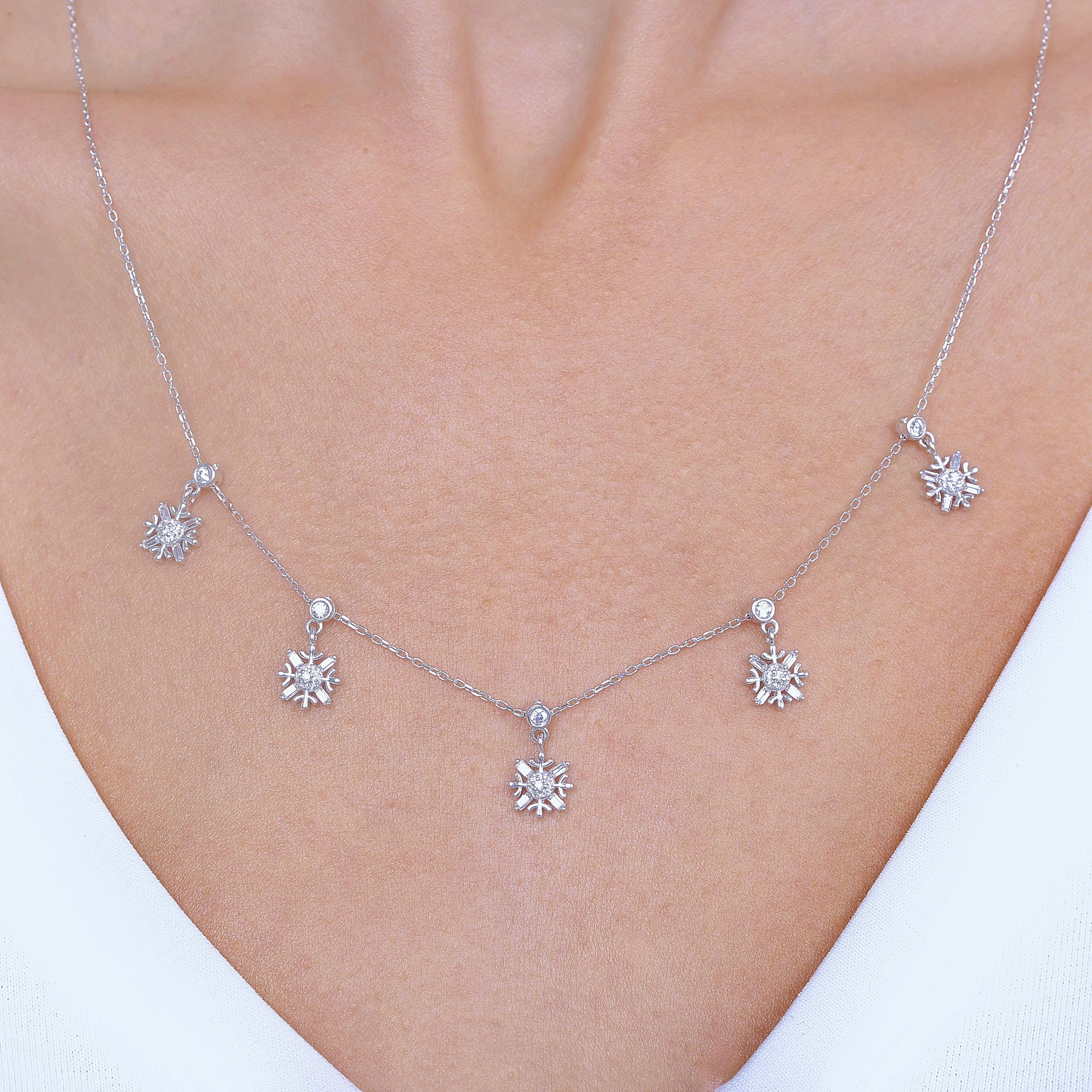 Nobility Crystal Luck Choker Silver Necklace