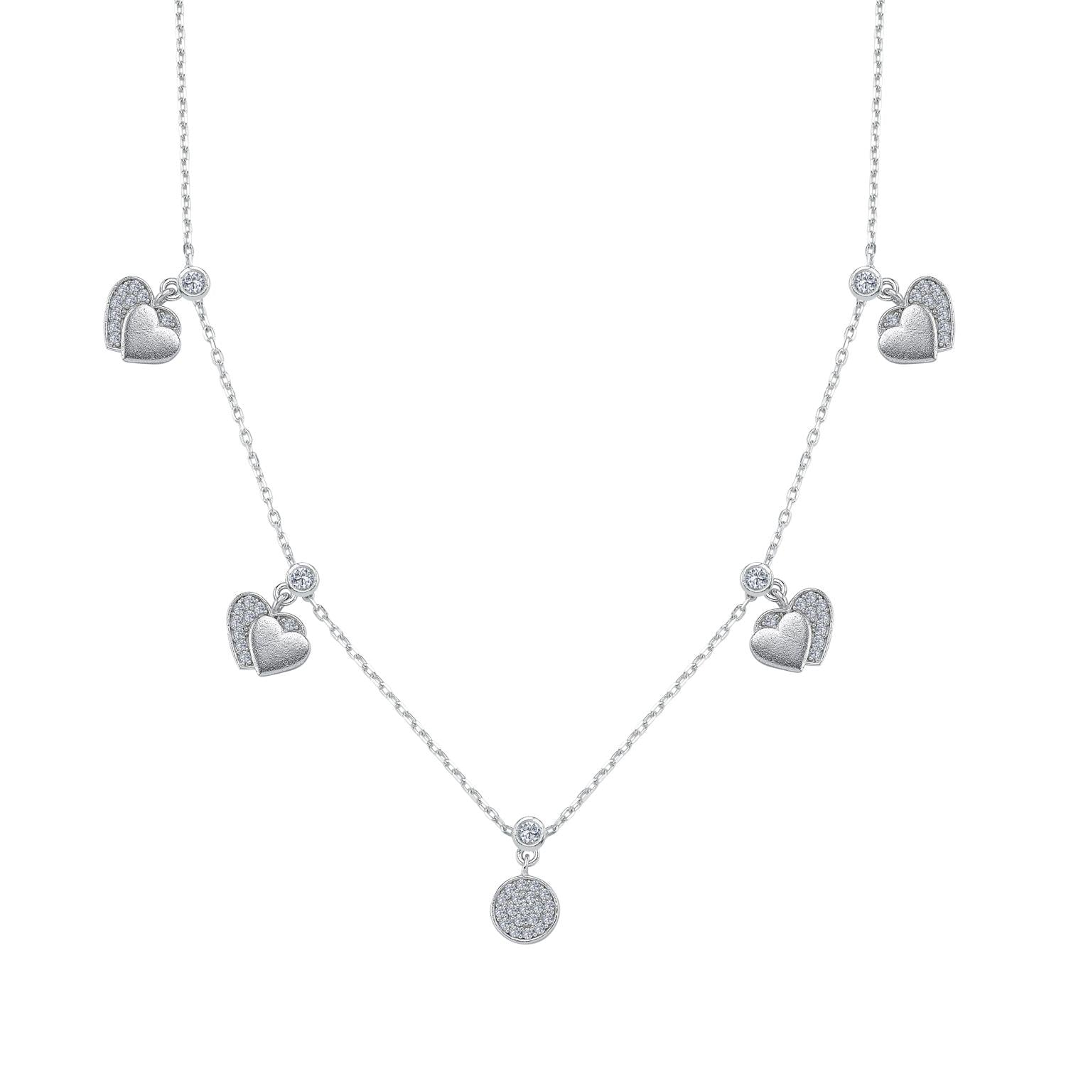The Rhythm of Love Lucky Silver Choker Necklace