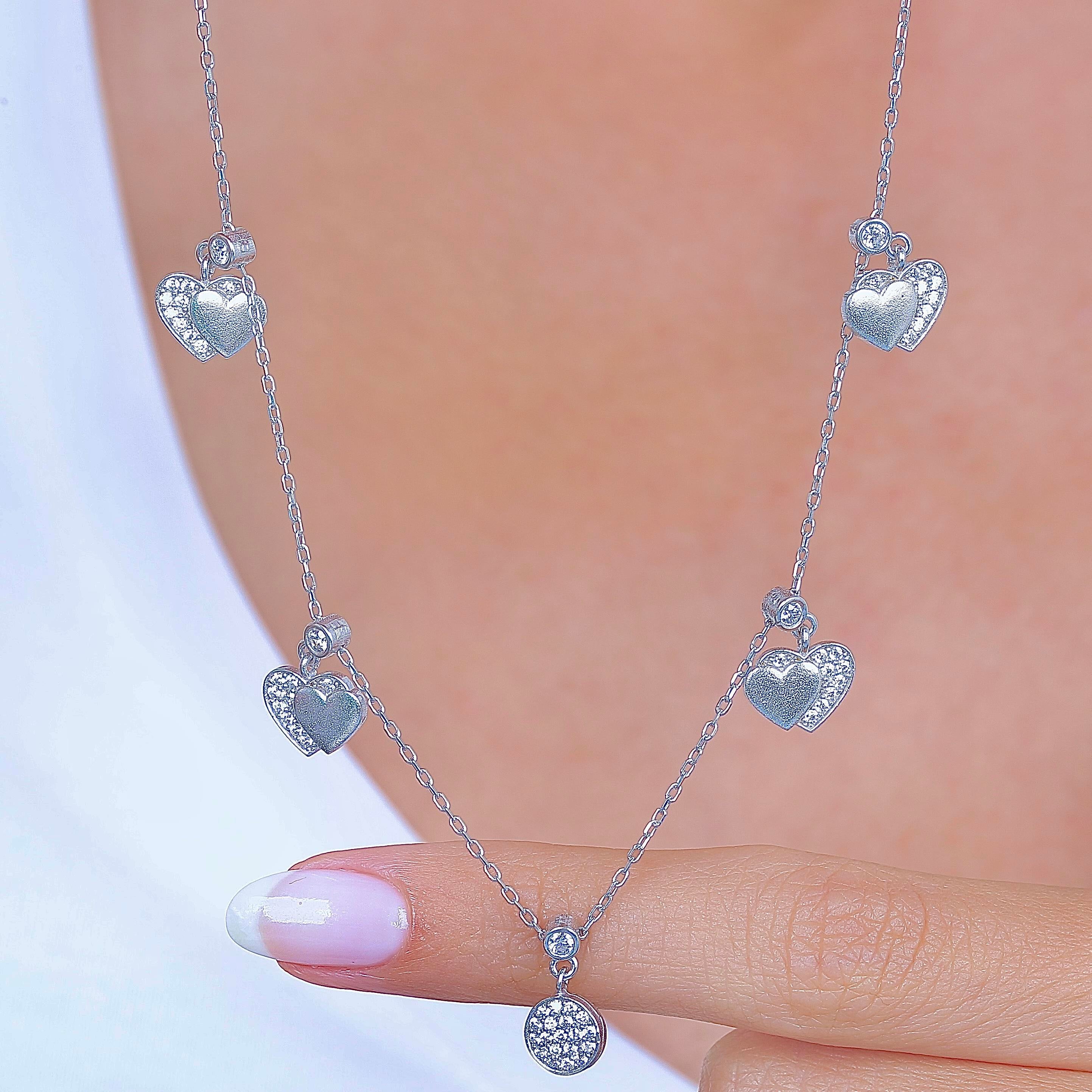 The Rhythm of Love Lucky Silver Choker Necklace