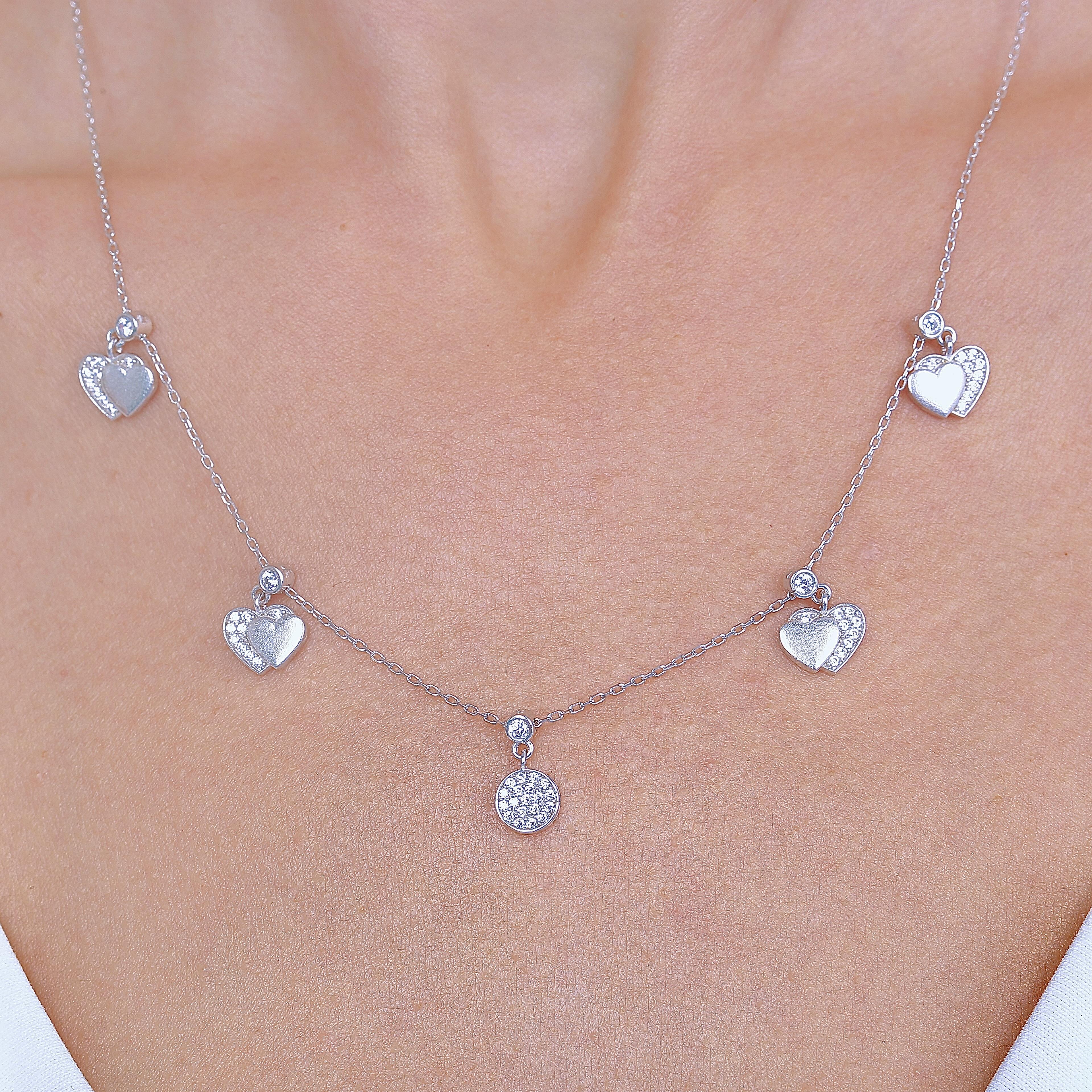 The Rhythm of Love Lucky Silver Choker Necklace