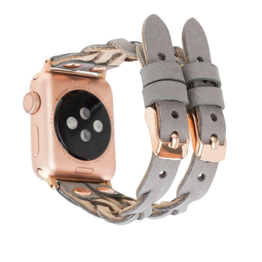 York Leather Apple Watch Double Band