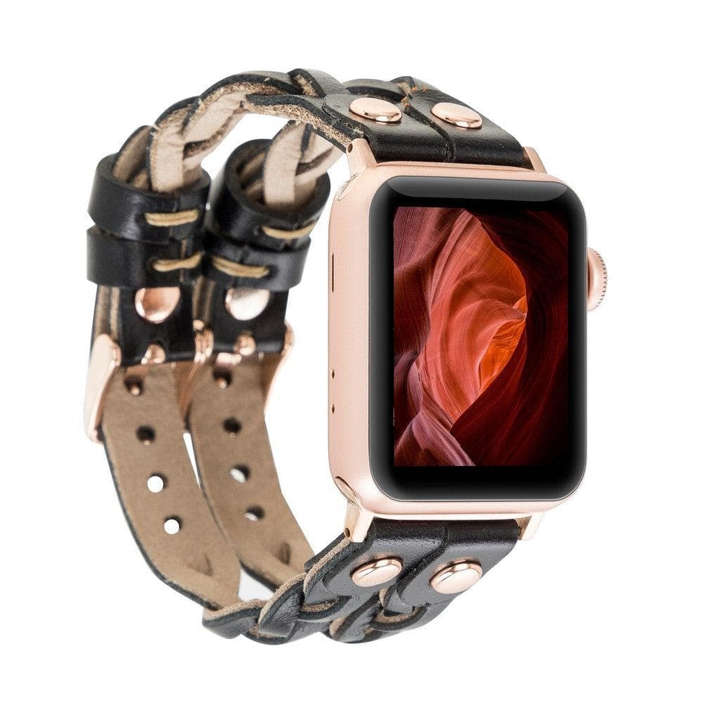 York Leather Apple Watch Double Band