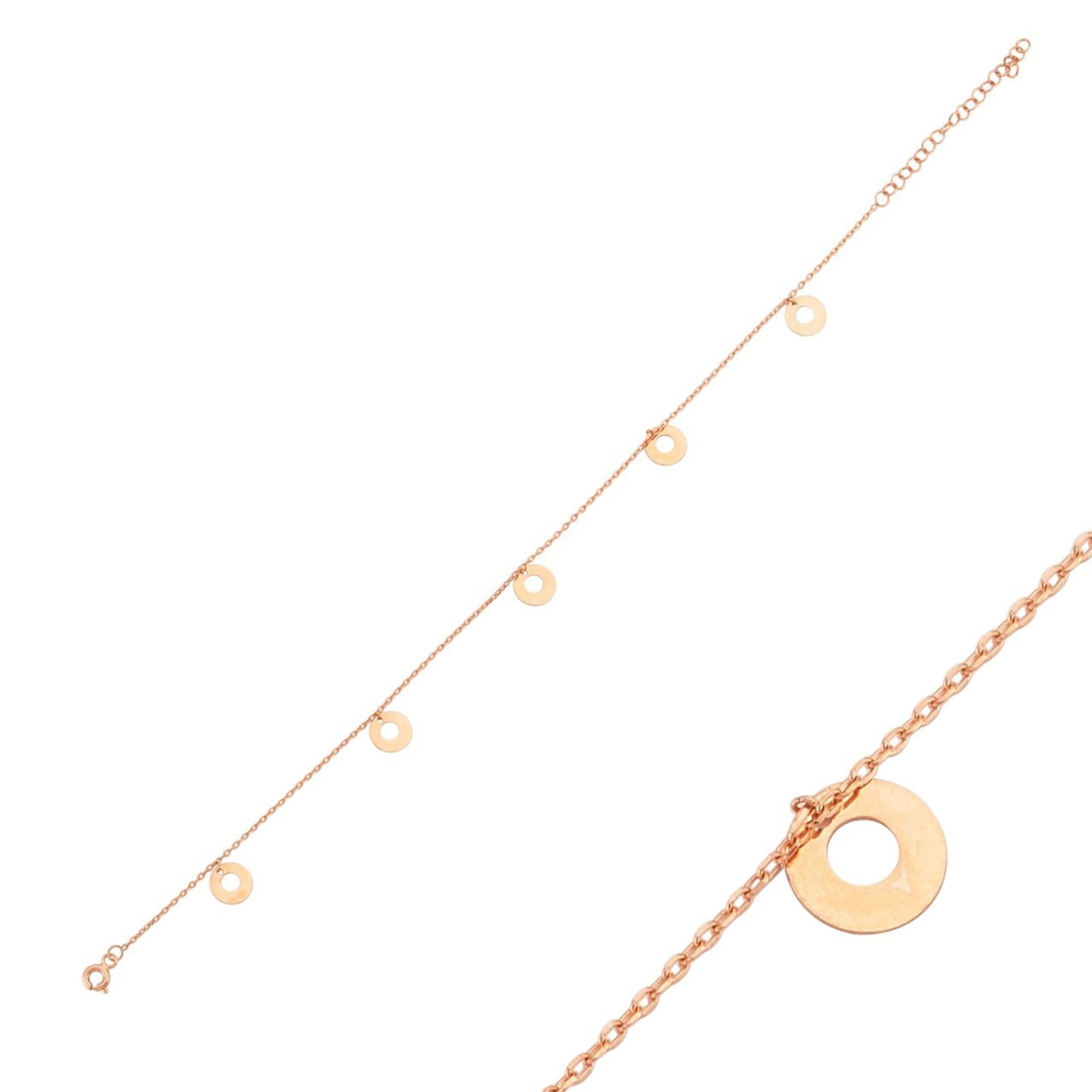 Basic Hoops Rose Gold Bracelet