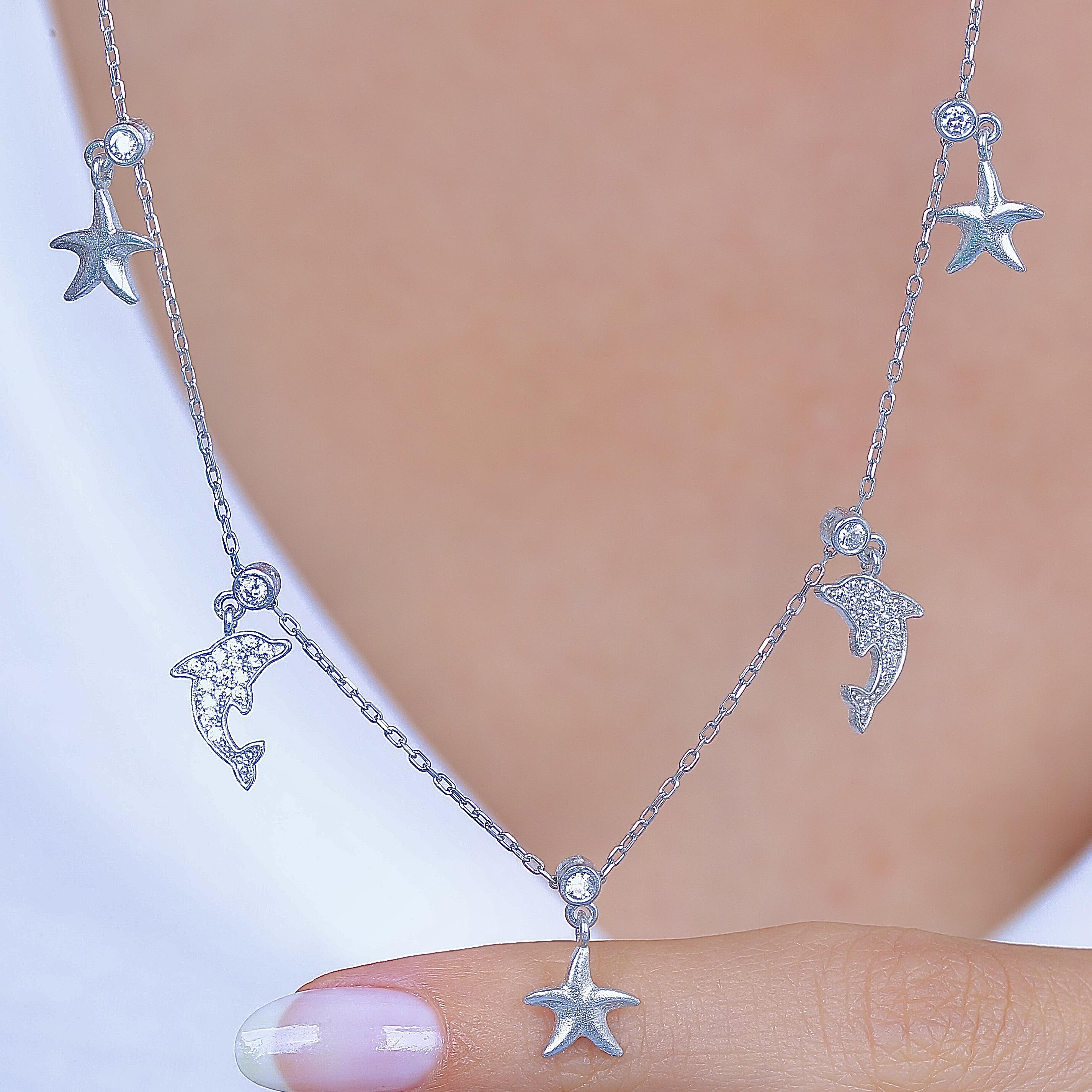 Sea Festival Luck Silver Choker Necklace
