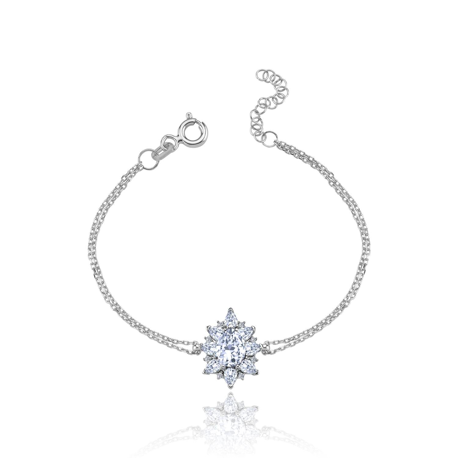 Effective Diamond London Passion Silver Bracelet