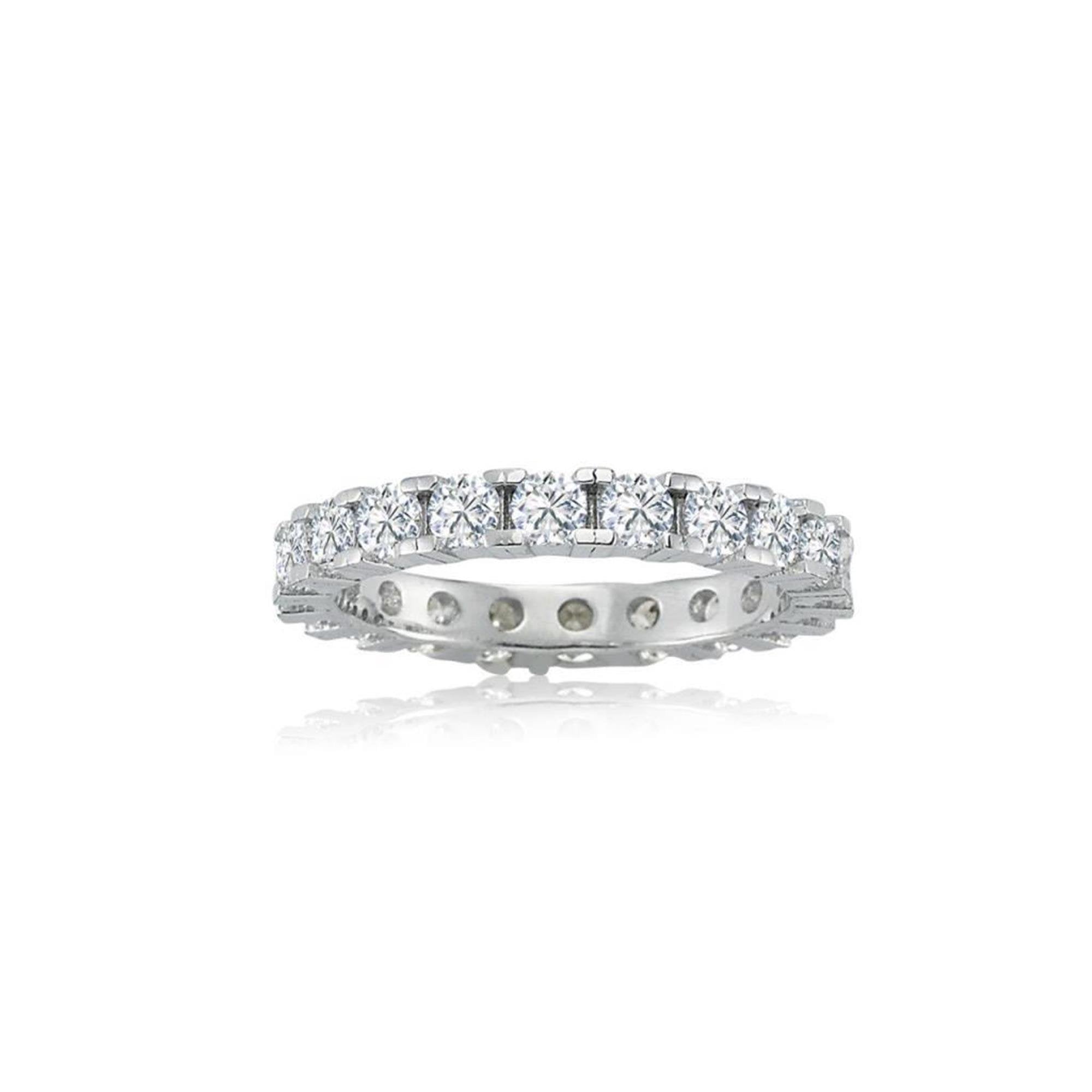 Effective Diamond Wedge Eternity Ring