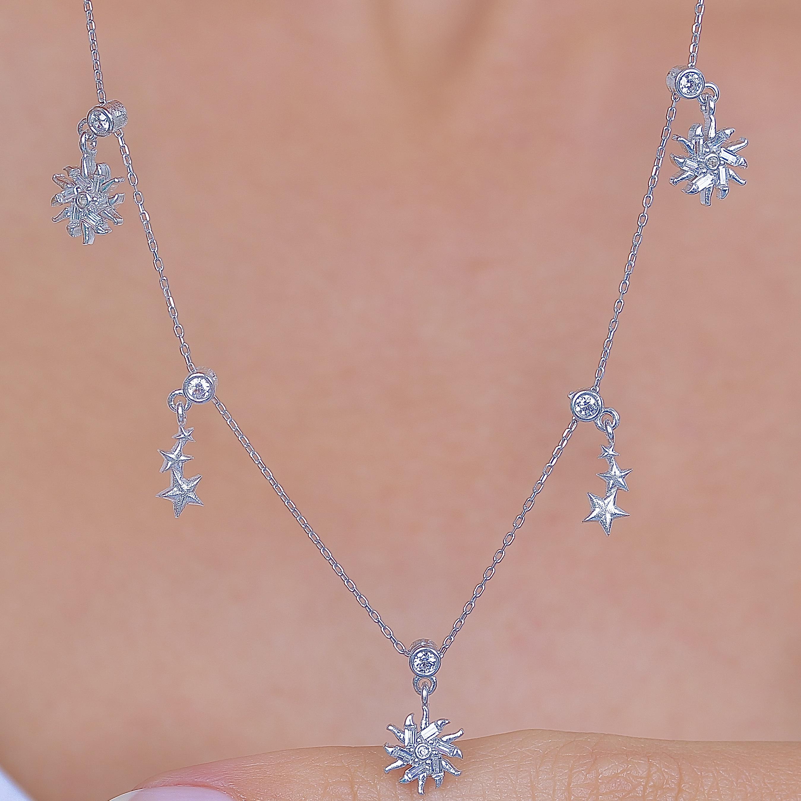 Silver Choker Lucky Necklace