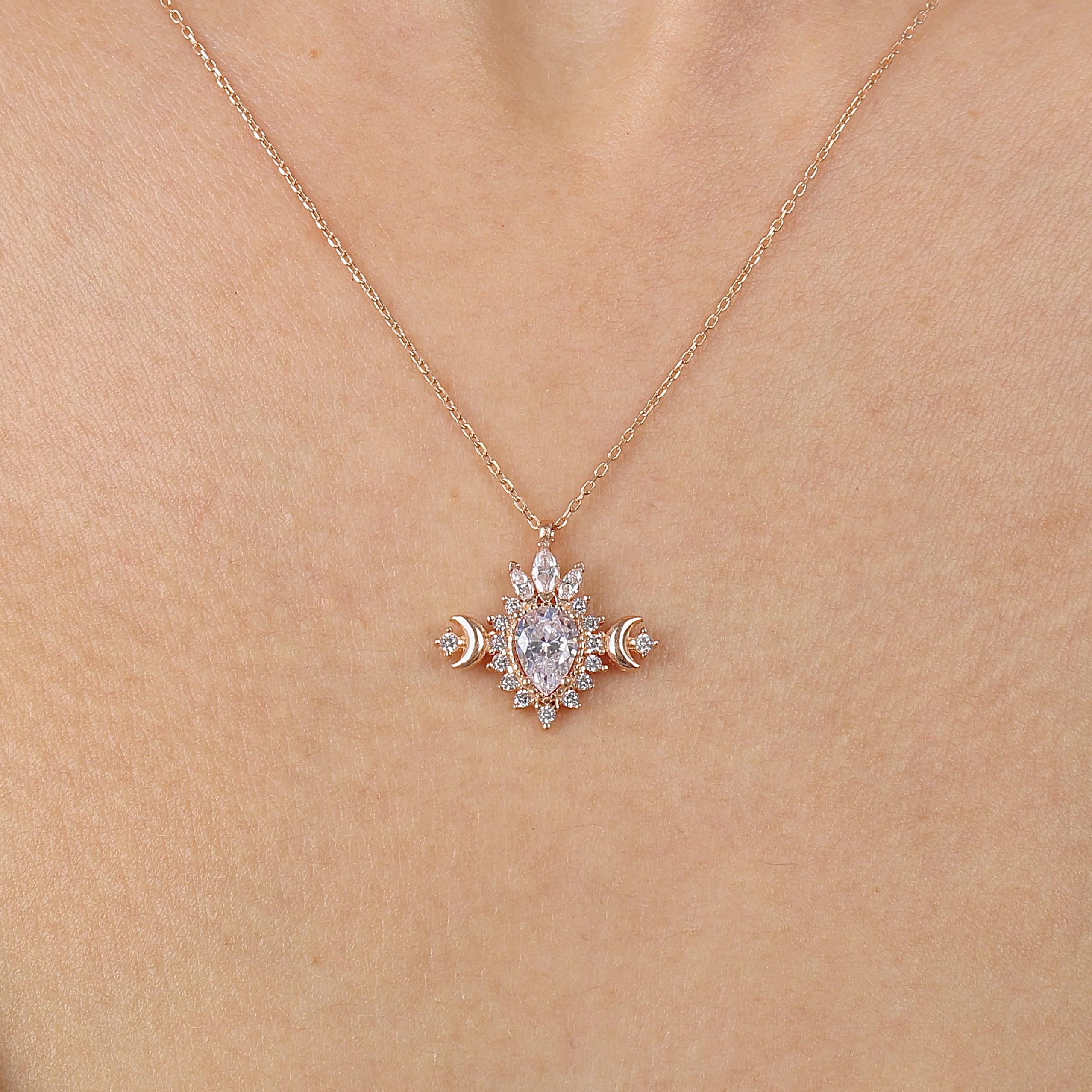 Dynasty Sun Vintage Silver Necklace