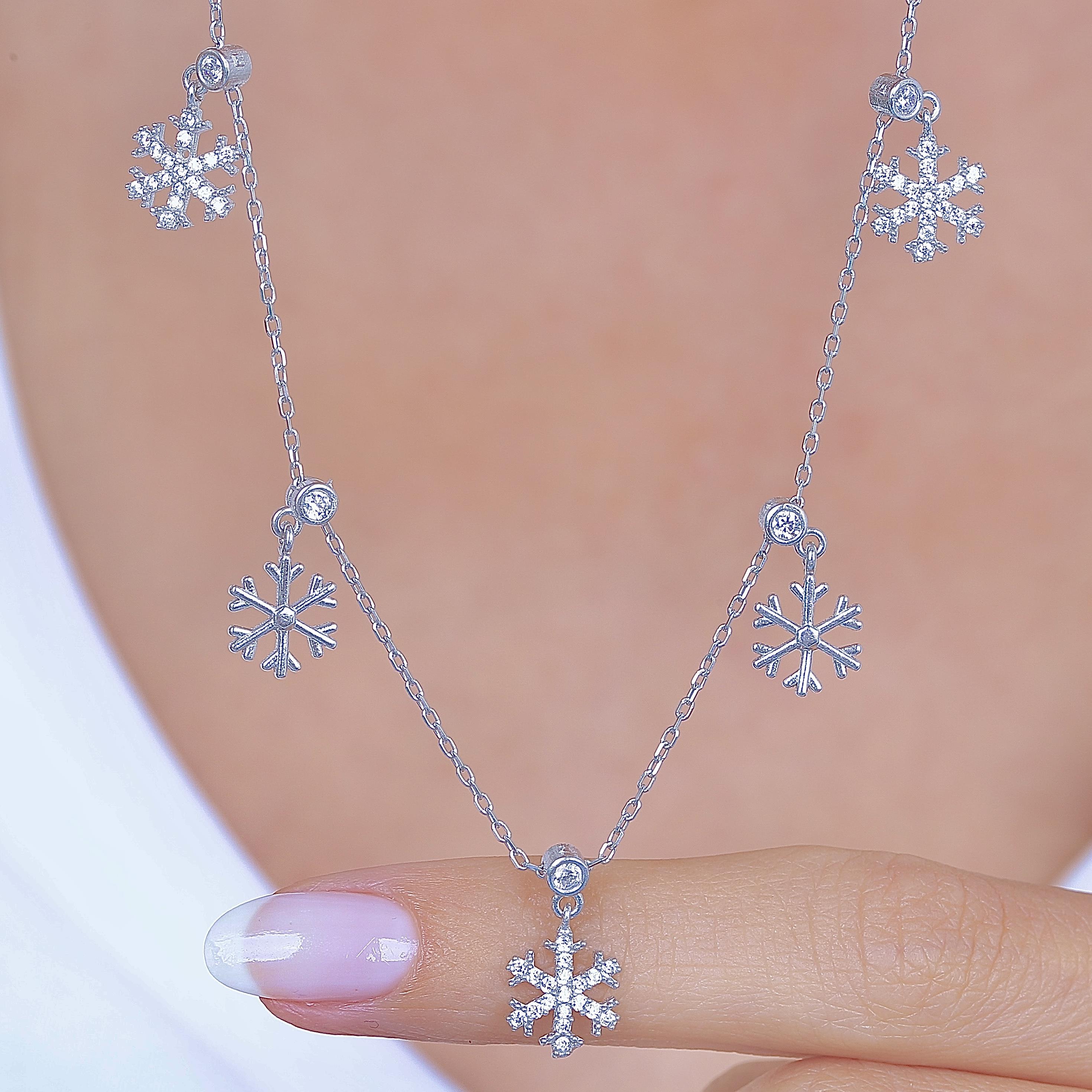 Crystal Harmony Lucky Silver Choker Necklace