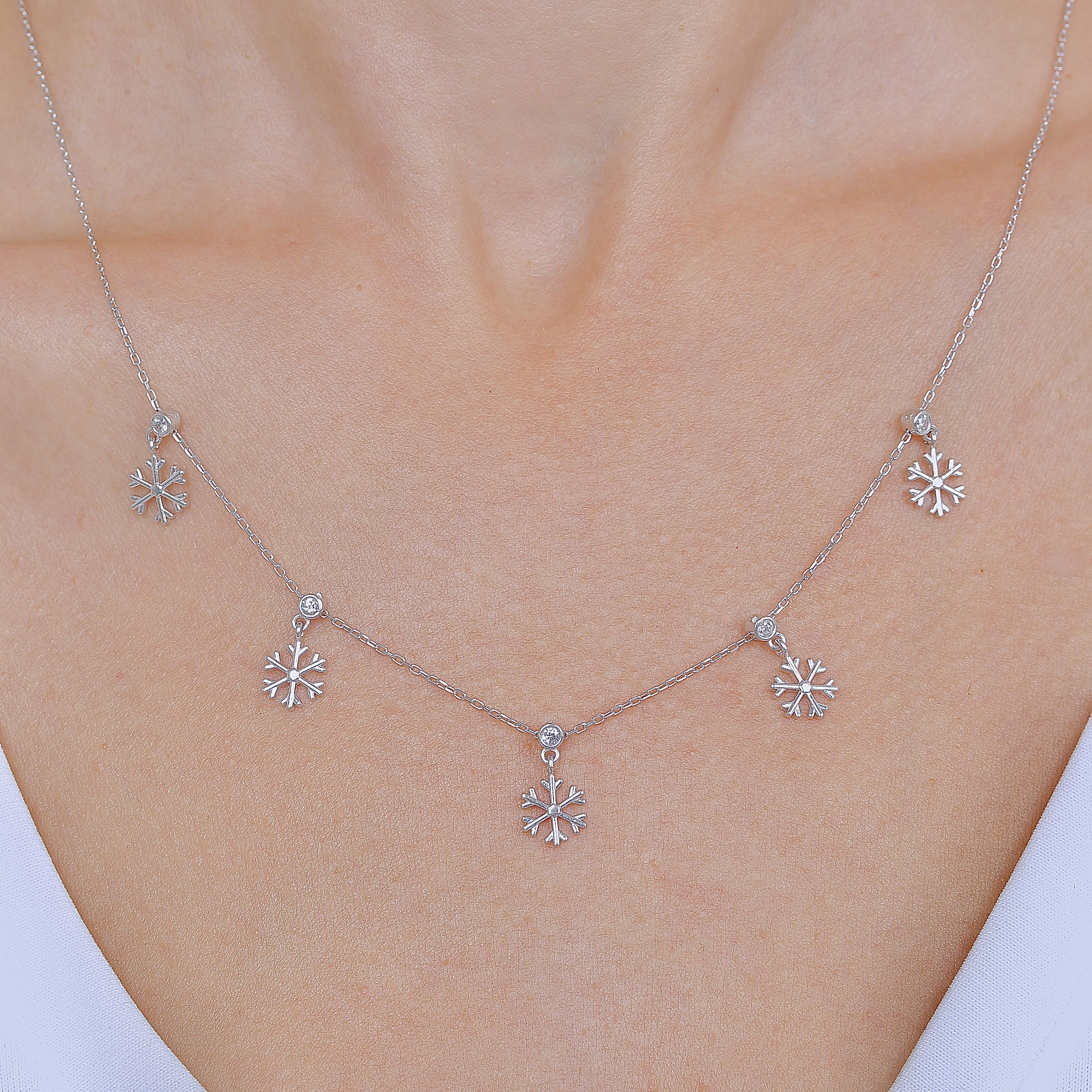 Sparkle Crystal Silver Luck Choker Necklace