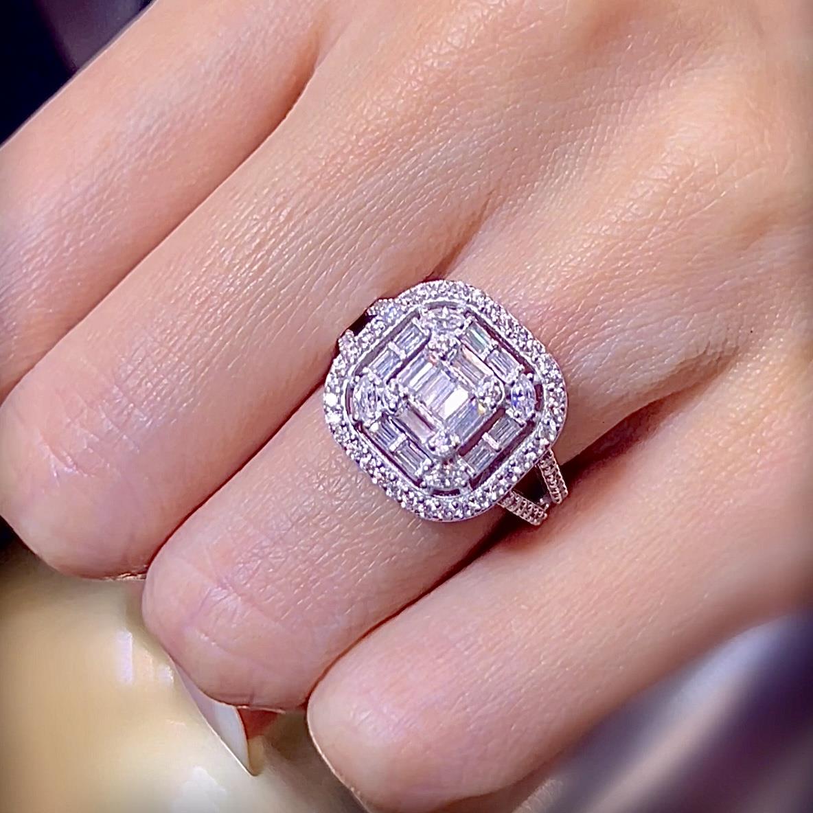 Diamond Classic Baguette Heritage Ring