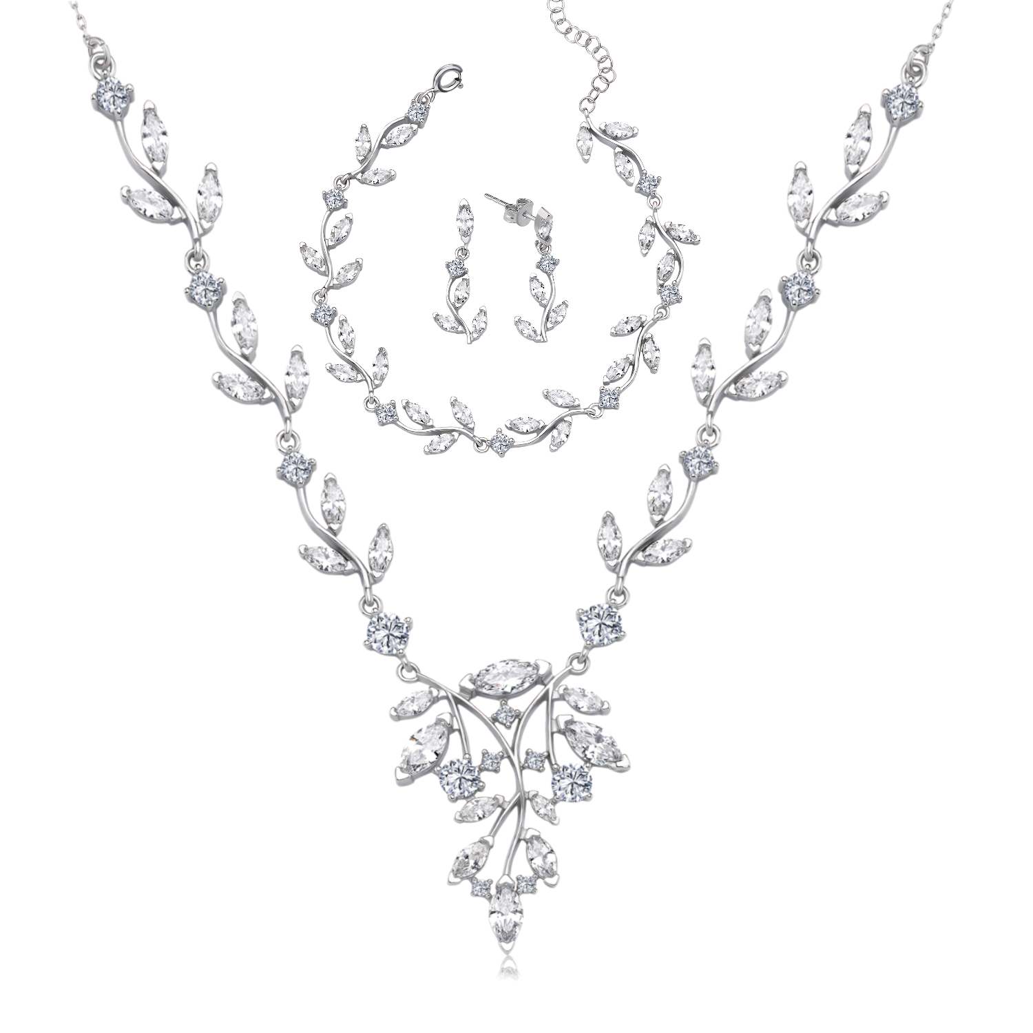 Diamond Silver Melody Waterway Set