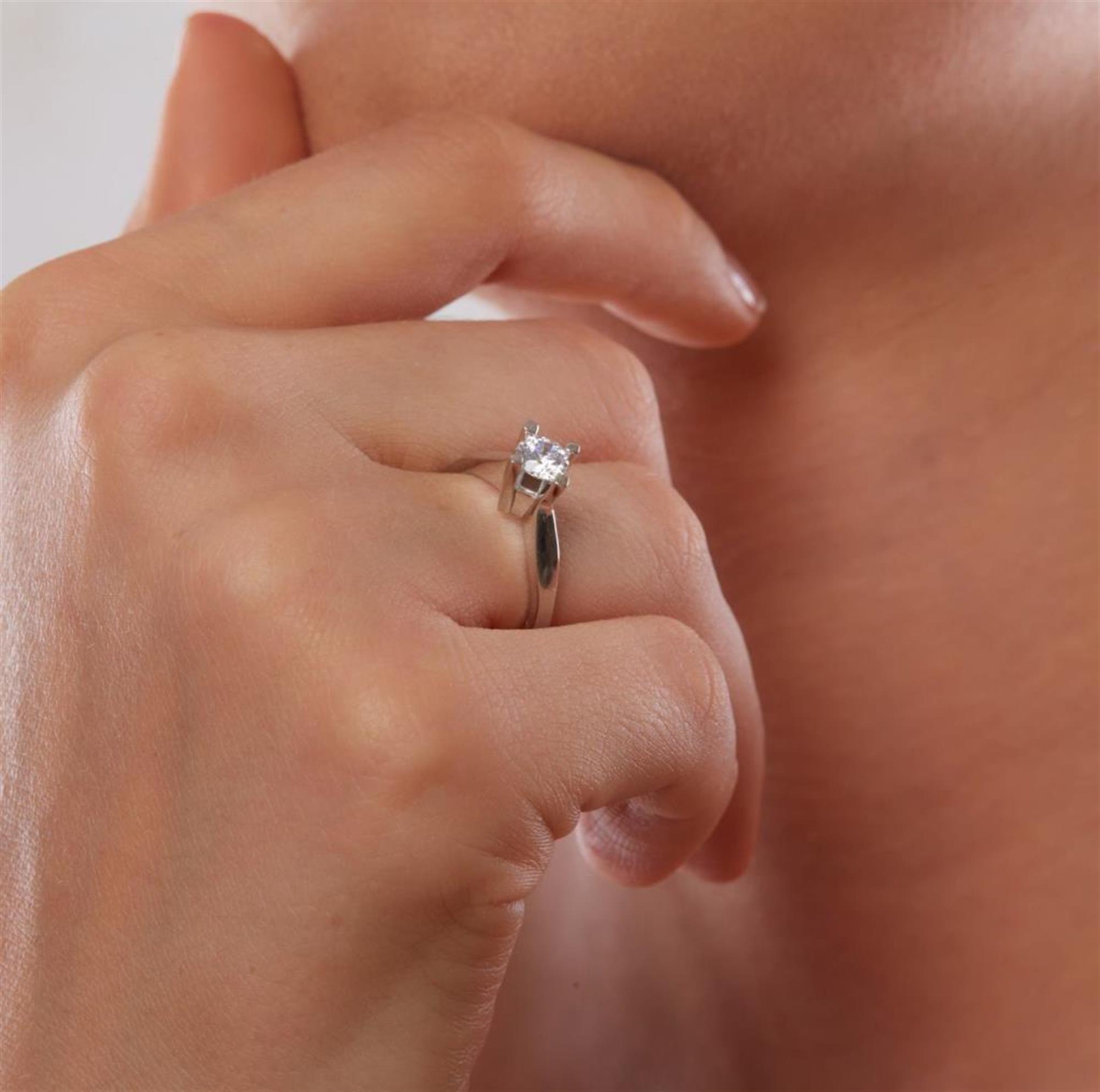 Swarovski King Crown Solitaire Ring