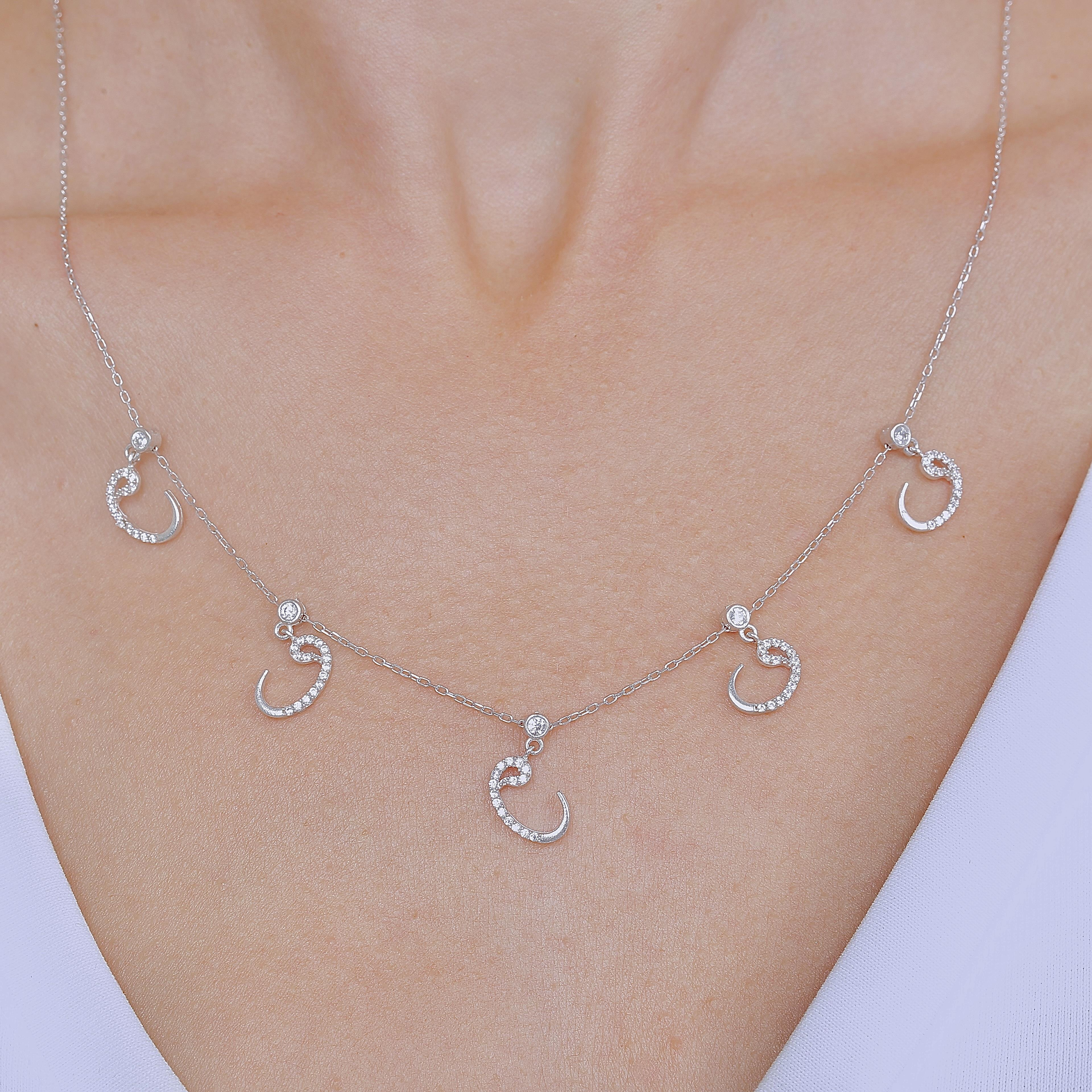 Vav Elegance Choker Silver Lucky Necklace