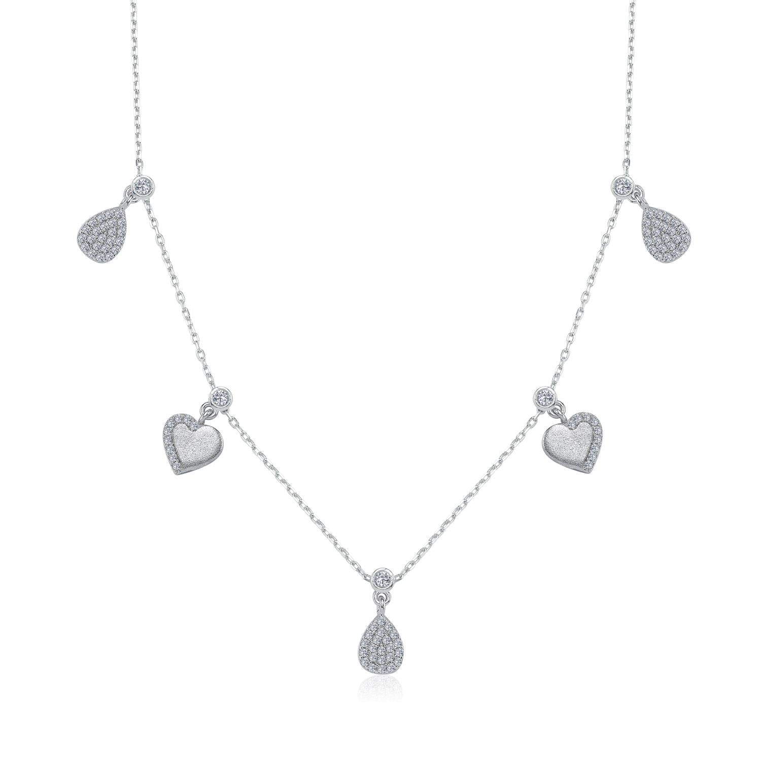 Love of the Rain Lucky Choker Silver Necklace