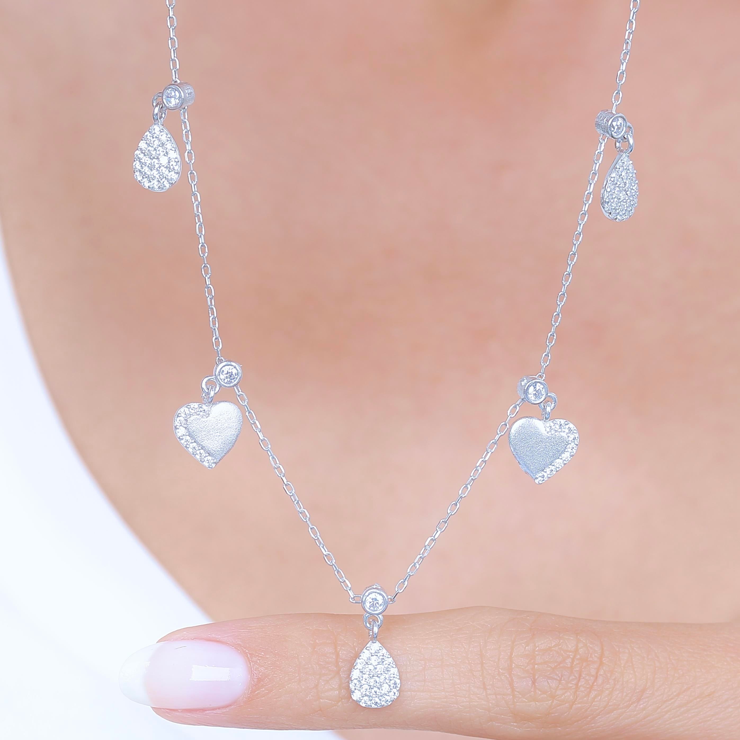 Love of the Rain Lucky Choker Silver Necklace